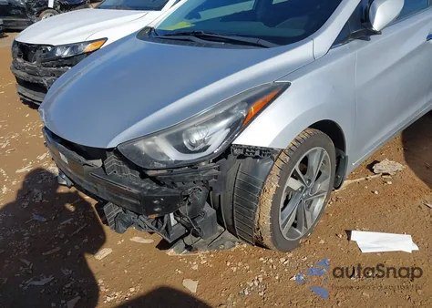 2014 Hyundai Elantra Limited z USA, uszkodzony, nr VIN KMHDH4AE0EU087003